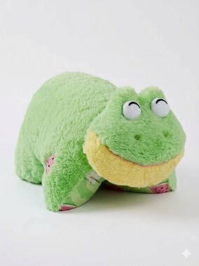 🩵NWT Pillow Pets Scented Watermelon Frog Stuffed Pillow